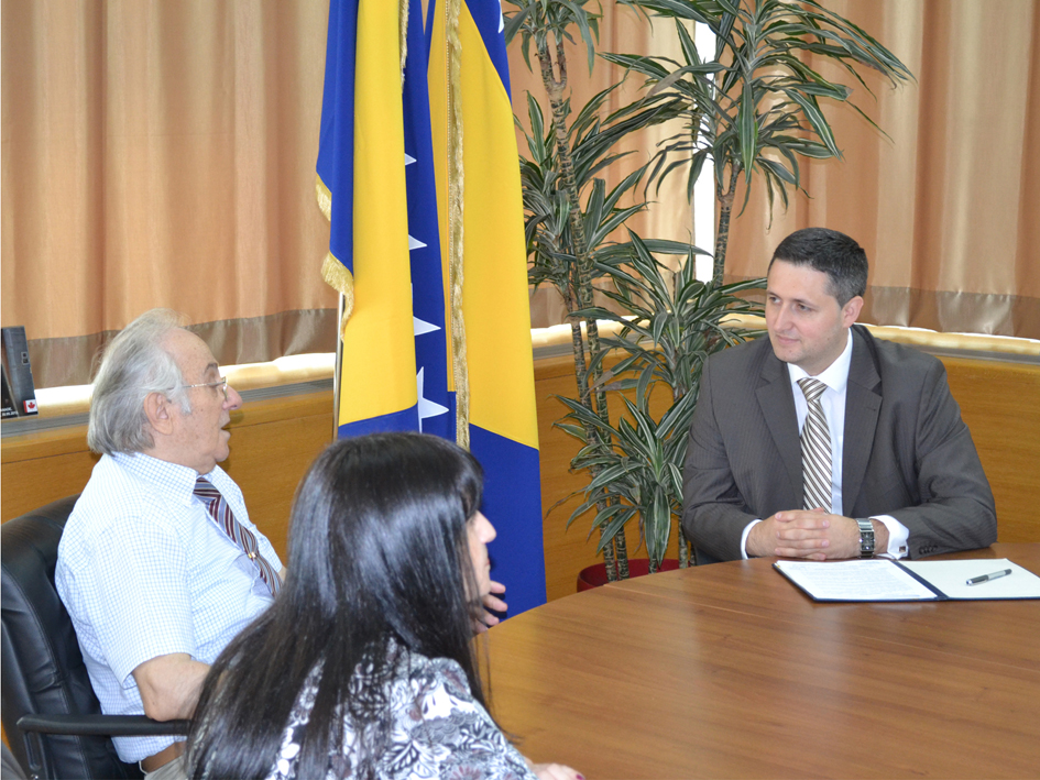 Predsjedavajući  Predstavničkog doma dr. Denis Bećirović razgovarao sa rukovodstvom Internacionalne lige humanista